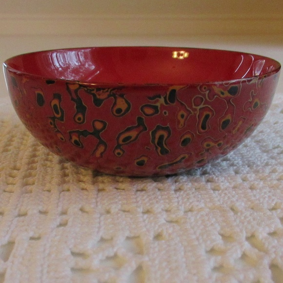 Vintage Japanese lacquerware Rice bowl - Picture 2 of 7